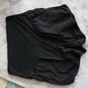Black maternity shorts